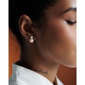 Cercei perle naturale albe si roz piersica din argint DiAmanti MS21200E-G Cercei perle naturale albe si roz piersica din argint DiAmanti MS21200E-G